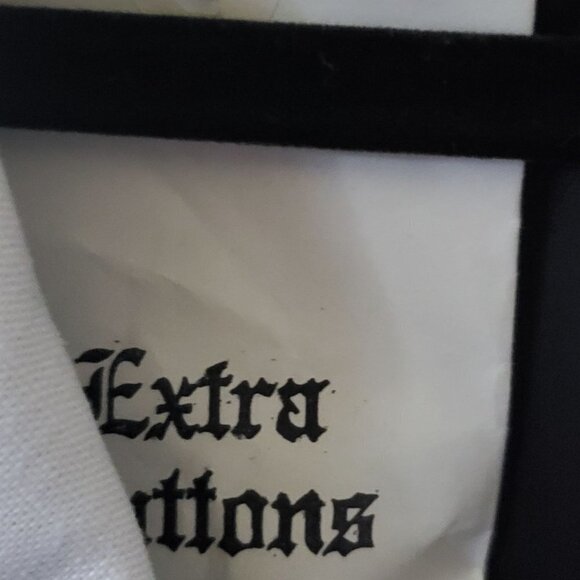 Gillian Studio NWT Vintage Black Linen Blend Wrap Midi Dress Size 10P - Picture 7 of 7